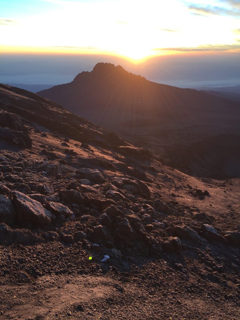 Kilimanjaro sunrise over Mwenzi